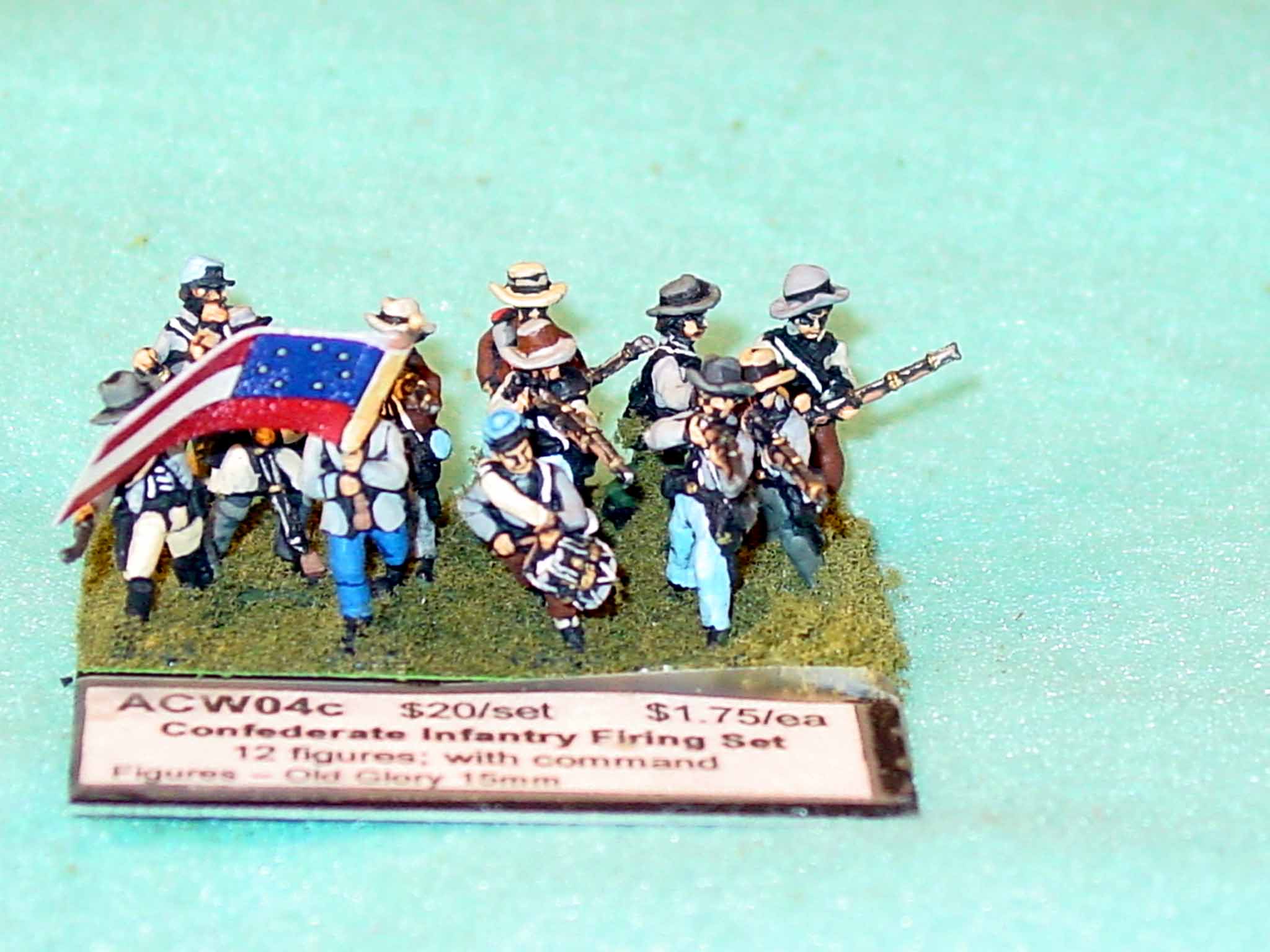 Confederate Infantry firing